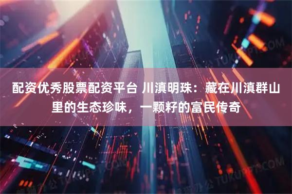 配资优秀股票配资平台 川滇明珠：藏在川滇群山里的生态珍味，一颗籽的富民传奇